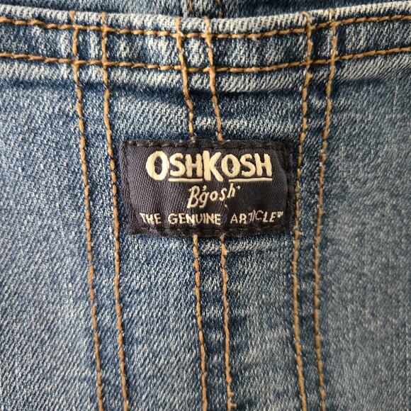 OshKosh Kids Denim Carpenter Overalls in Size 5 Toddler Durable All Season - Picture 4 of 15